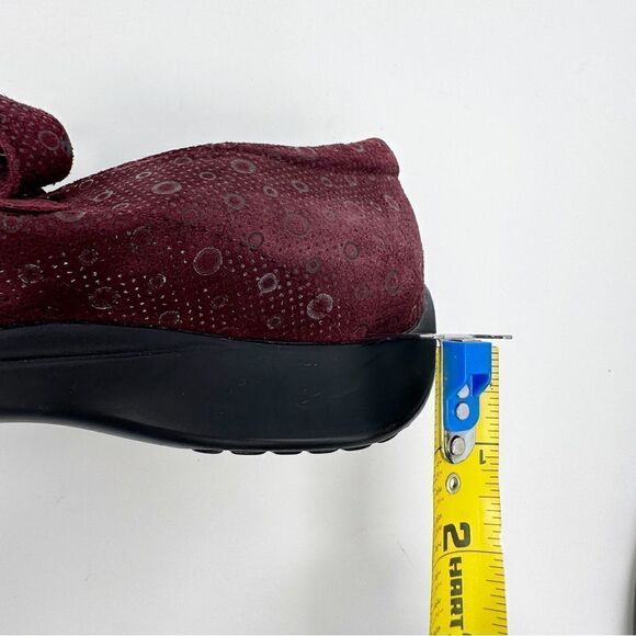 Wolky Passion Suede Mary Jane Burgundy Size 41 - Picture 14 of 15